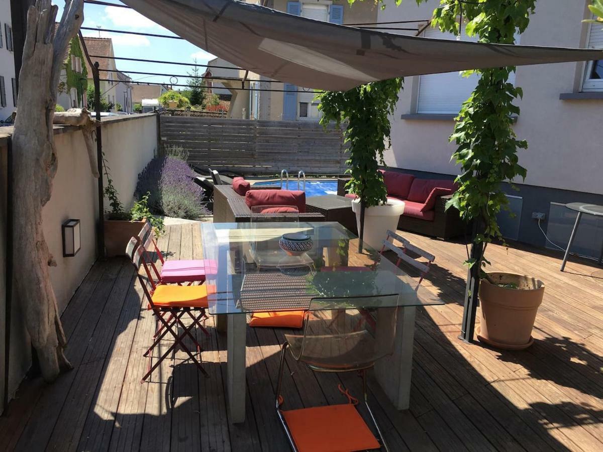 La Terrasse Selestadienne Sélestat Esterno foto